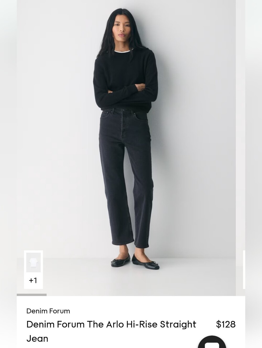 Demin Forum Arlo Hi Rise Button Flys Dark Wash